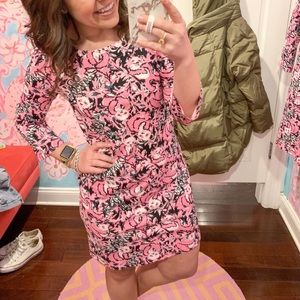 NWOT Lilly Pulitzer panda print slub dress XXS